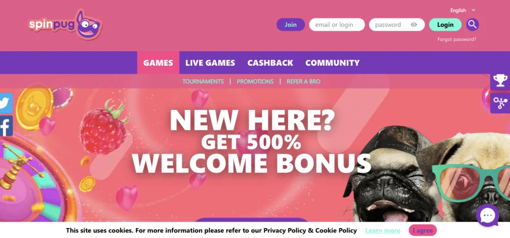 SpinPug Casino online